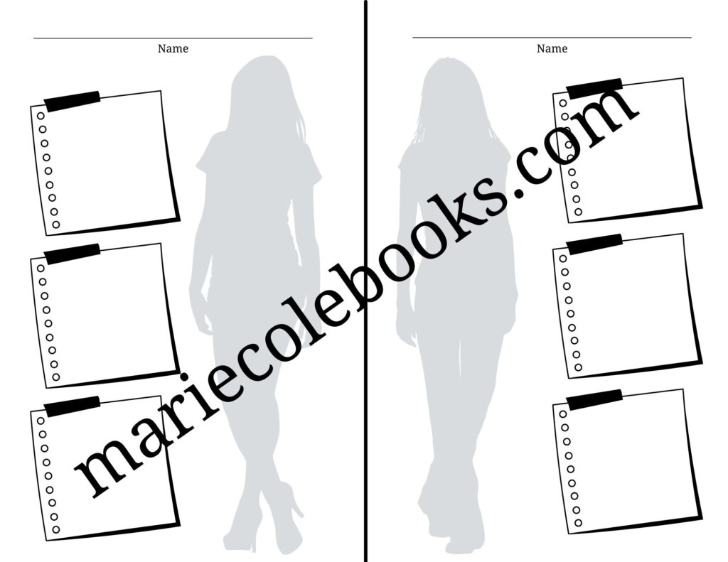 couple printable character sheet