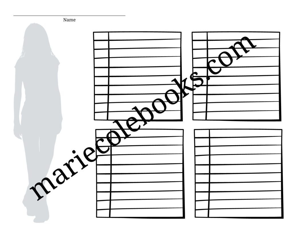 couple printable character sheet